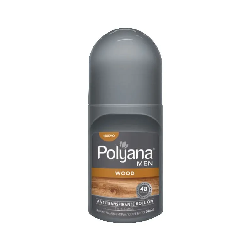 Antitranspirante Roll-on Polyana Men Wood - 50 mL