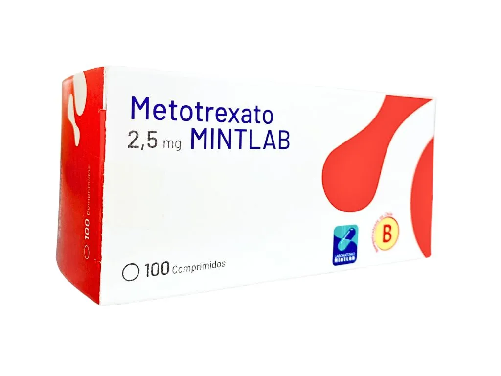 Metotrexato Mintlab 2,5 - Cont. 100 Comprimidos. | Punto Farma