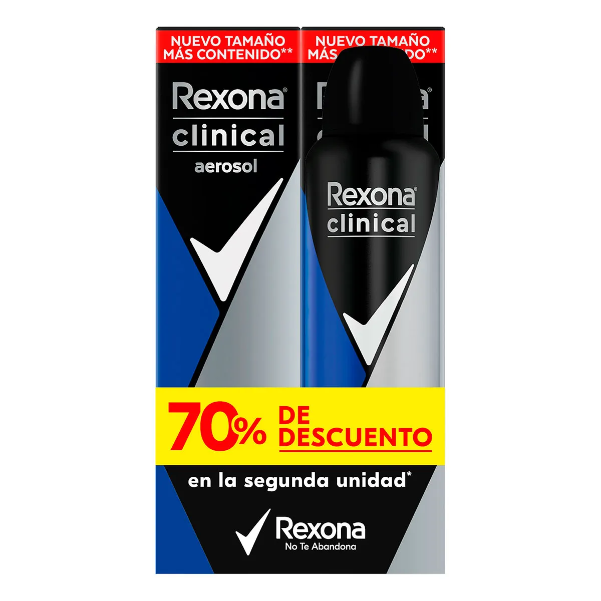 Pack Desodorante en Aerosol Rexona Clinical Men - 150ml