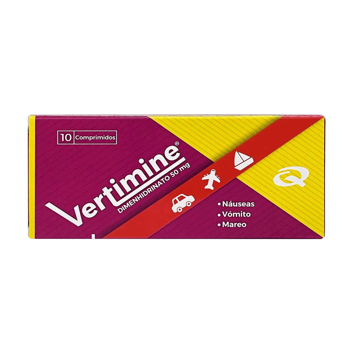 Vertimine Dimenhidrinato 50 mg - Cont. 10 Comprimidos