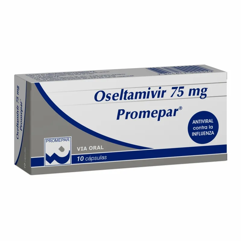 Oseltamivir 75 mg Promepar - Cont. 10 Capsulas