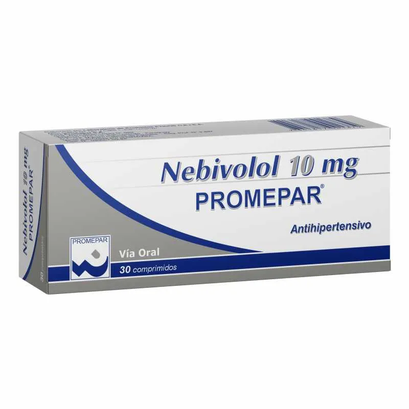 Nebivolol 10 mg Promepar - Cont. 30 Comprimidos