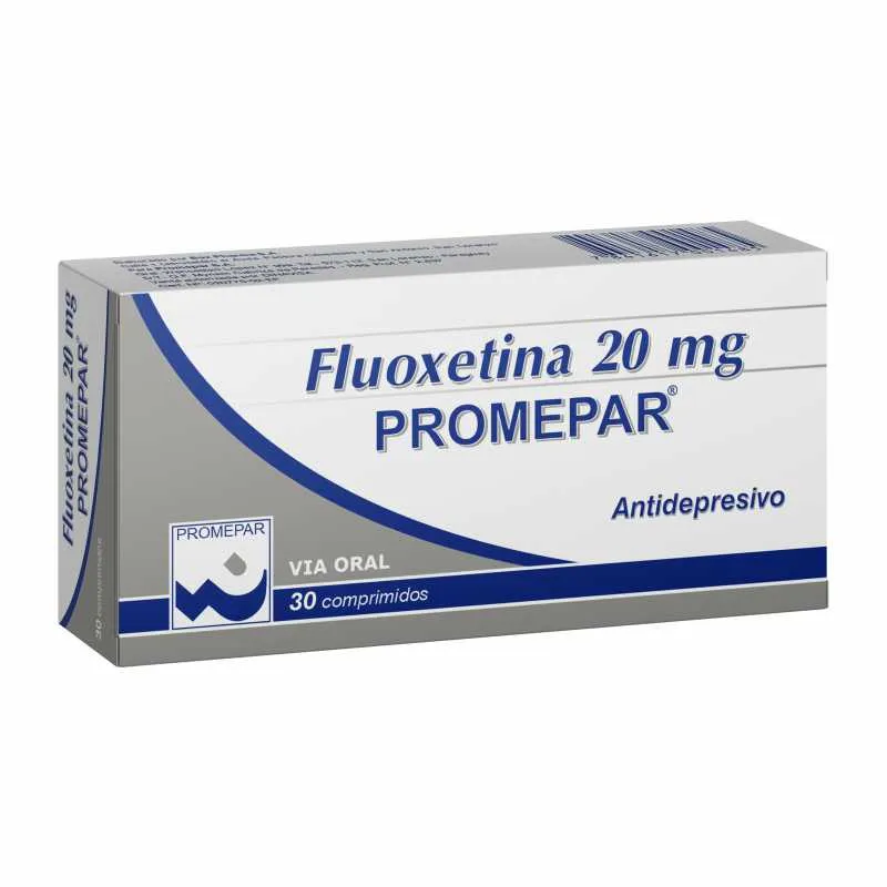 Fluoxetina 20 mg Promepar - Cont. 30 Comprimidos