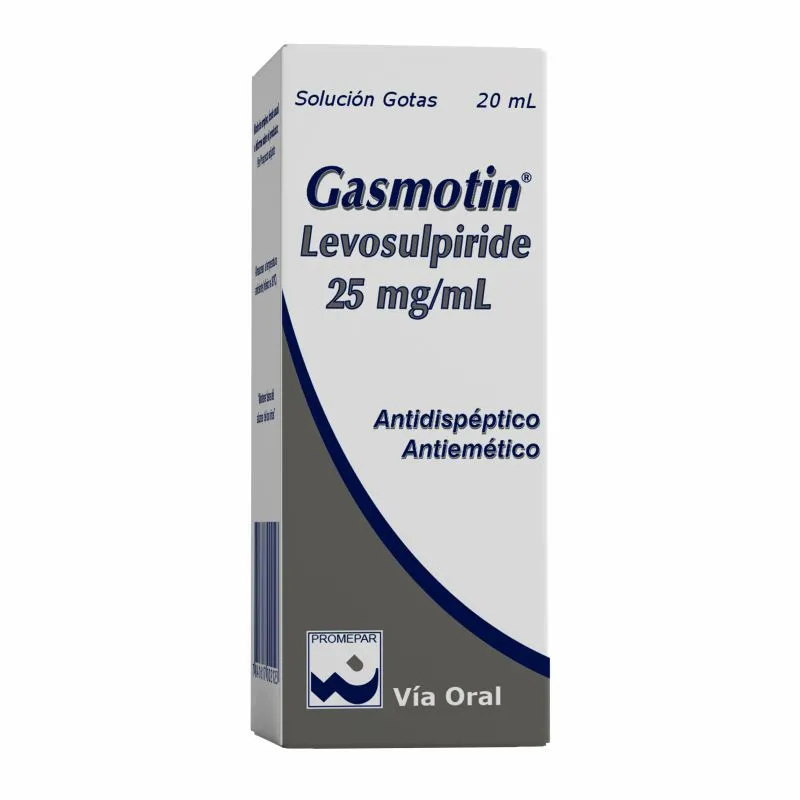 Gastomin Levosulpiride 25mg - Solucion Gotas 20ml