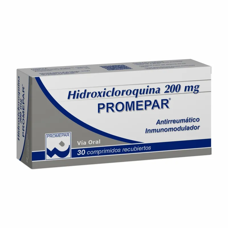 Hidroxicloroquina 200 mg Promepar - Cont. 30 Cmprimidos Recubiertos