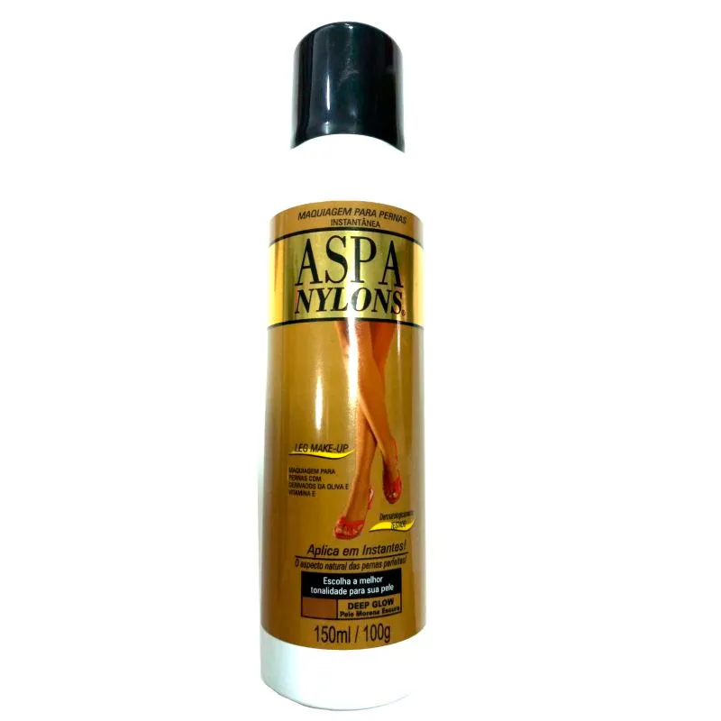 Spay Maquillaje para piernas Instantanea Aspa Nylons Morena Oscura - 150mL