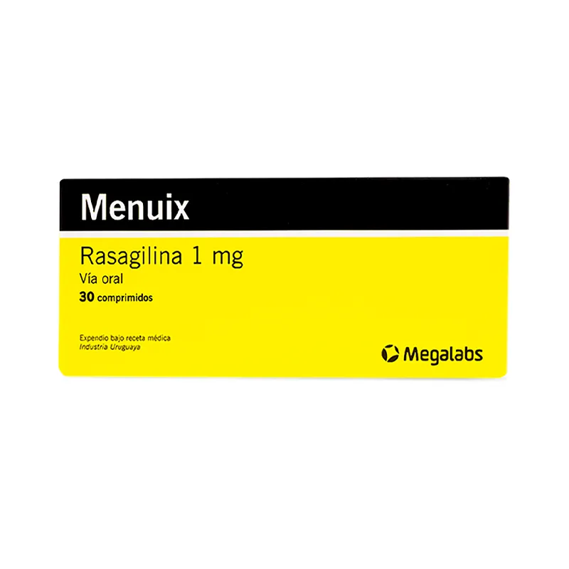 Menuix Rasagilina 1 mg - Caja de 30 comprimidos