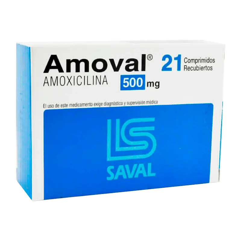 Amoval Amoxicilina 500 mg - Cont. 21 Comprimidos