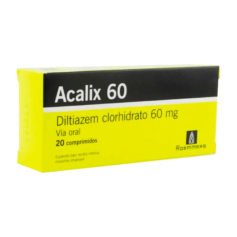 Acalix Diltiazem Clorhidrato Mg Caja De Comprimidos Punto Farma