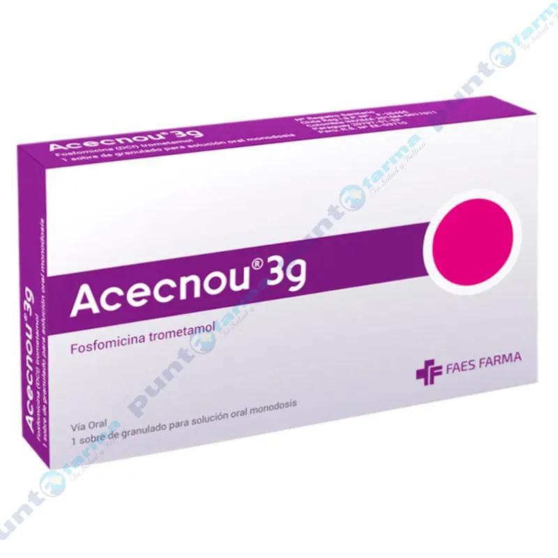 Acecnou 3g Fosfomicina Trometanol  - Caja de 1 Sobre Granulado