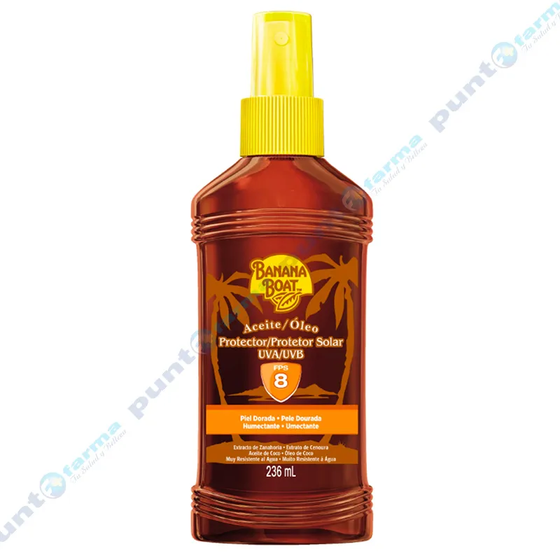 Aceite Protector Solar FPS8 Banana Boat - 236 mL