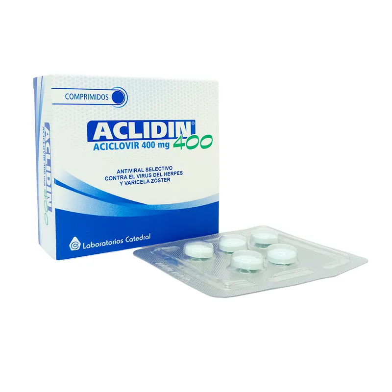 Aclidin 400 Aciclovir 400mg - 15 comprimidos