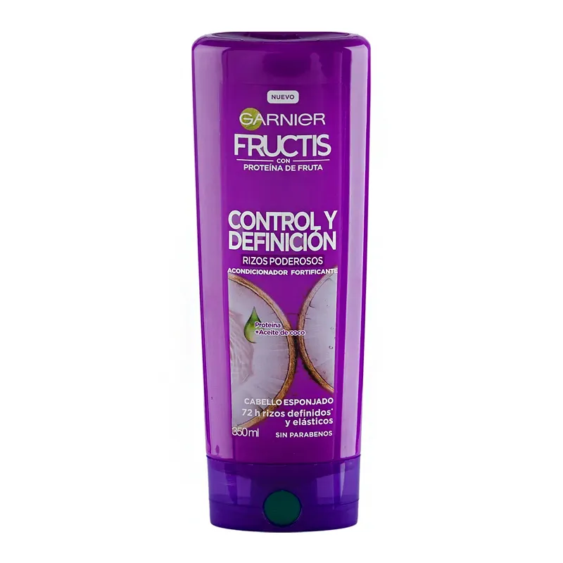 Acondicionador Rizos Poderosos Control y Definición Garnier Fructis - 350 mL