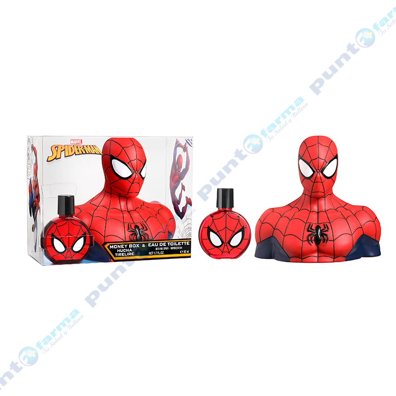 Quedateencasa Punto Farma Alcancia En Formato 3d Spiderman Edt 50 Ml