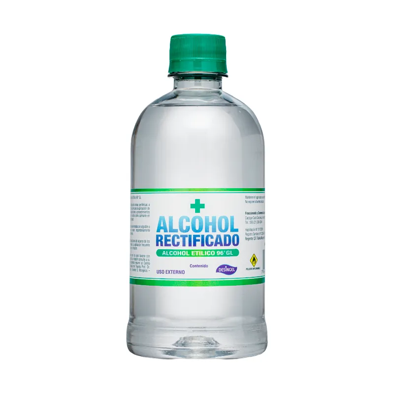 Alcohol Rectificado 96º GL Desingel - 500mL