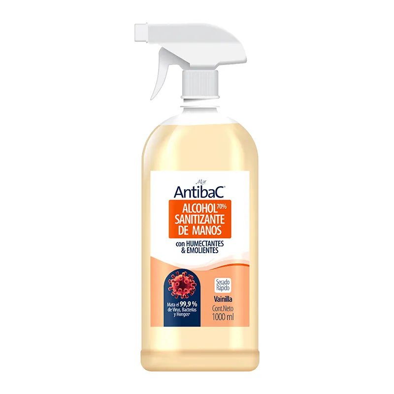 ▷ Alcohol Sanitizante 65 ml con Pulverizador