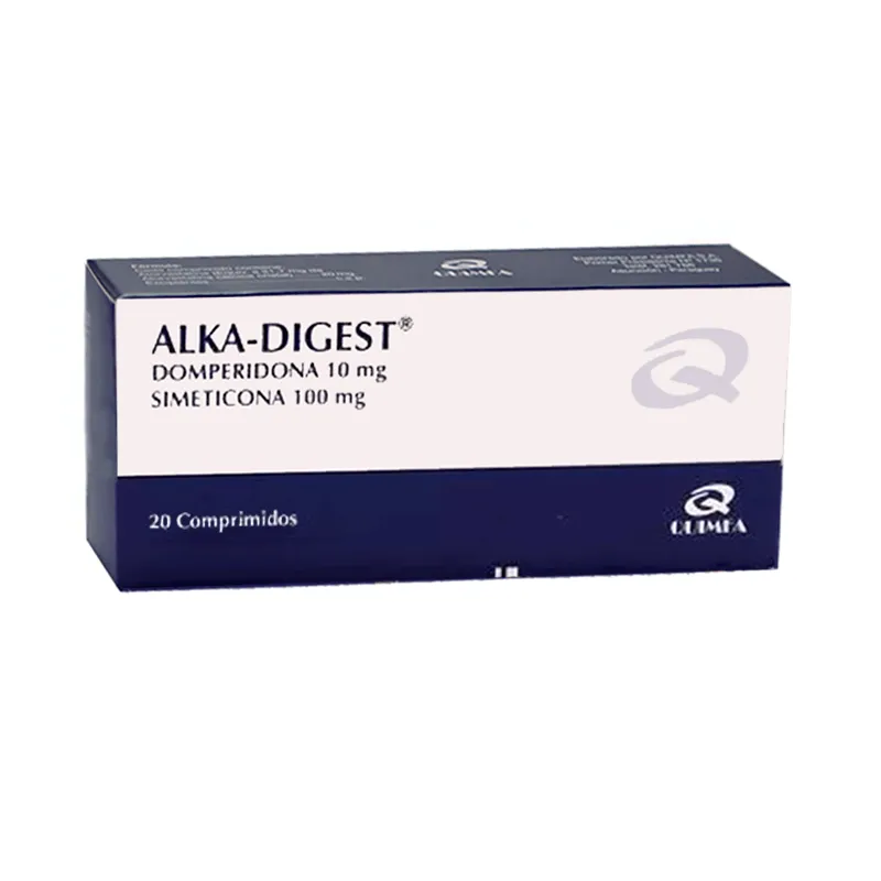 Alka Digest Domperidona 10 mg Simeticona 100 mg - Cont. 20 Comprimidos.