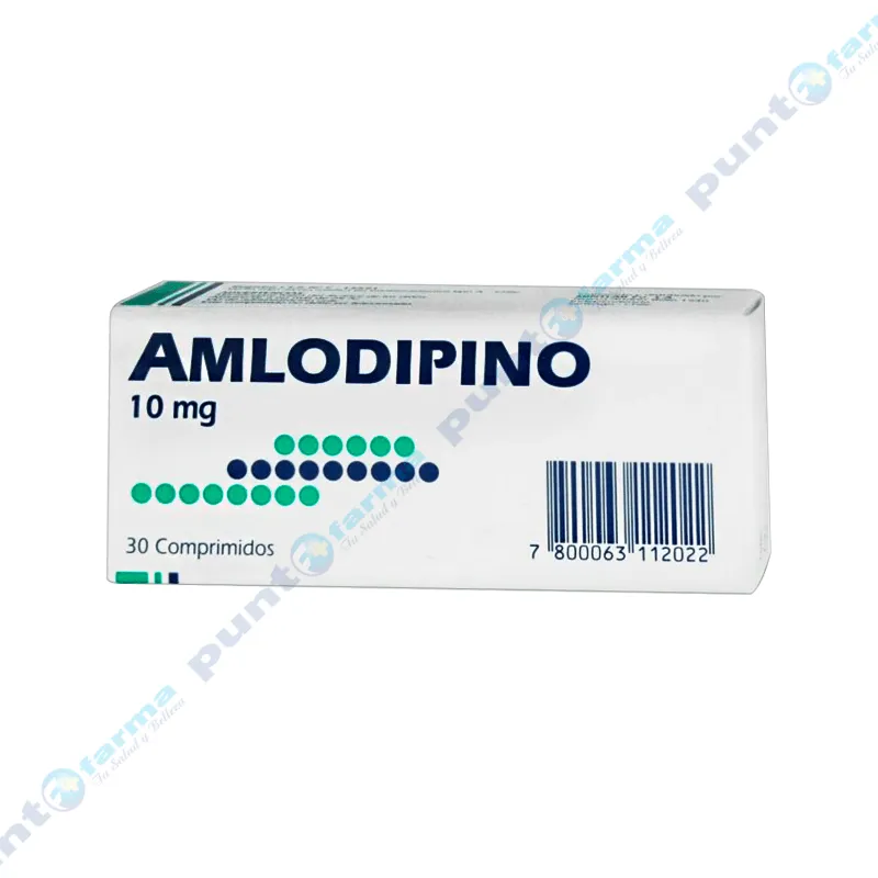 Amlodipino Mintlab 10mg - Contenido de 30 comprimidos.