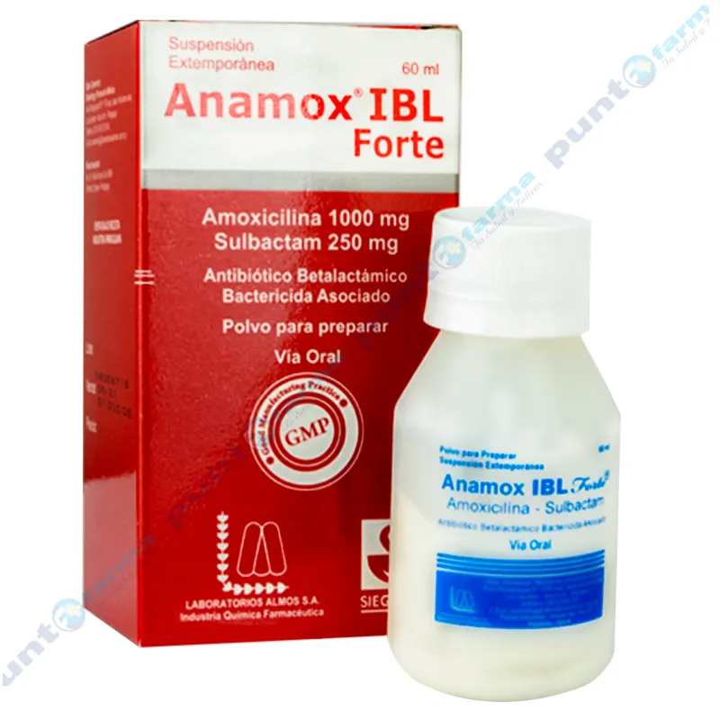 Anamox Ibl Forte Amoxicilina Mg Cont Ml Punto Farma