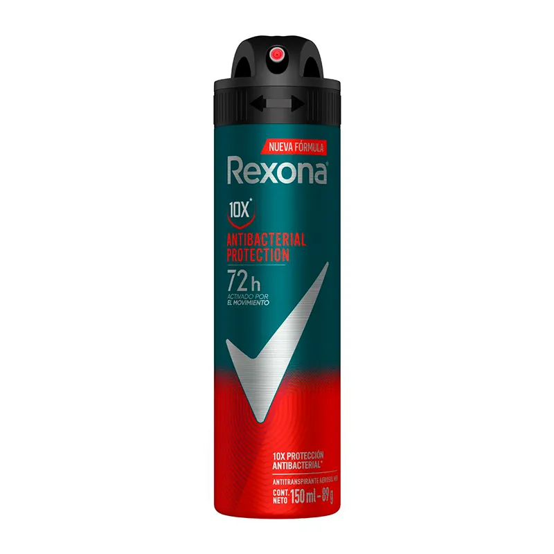 Antitranspirante Antibacterial Protection Rexona Men - Cont. 150 mL