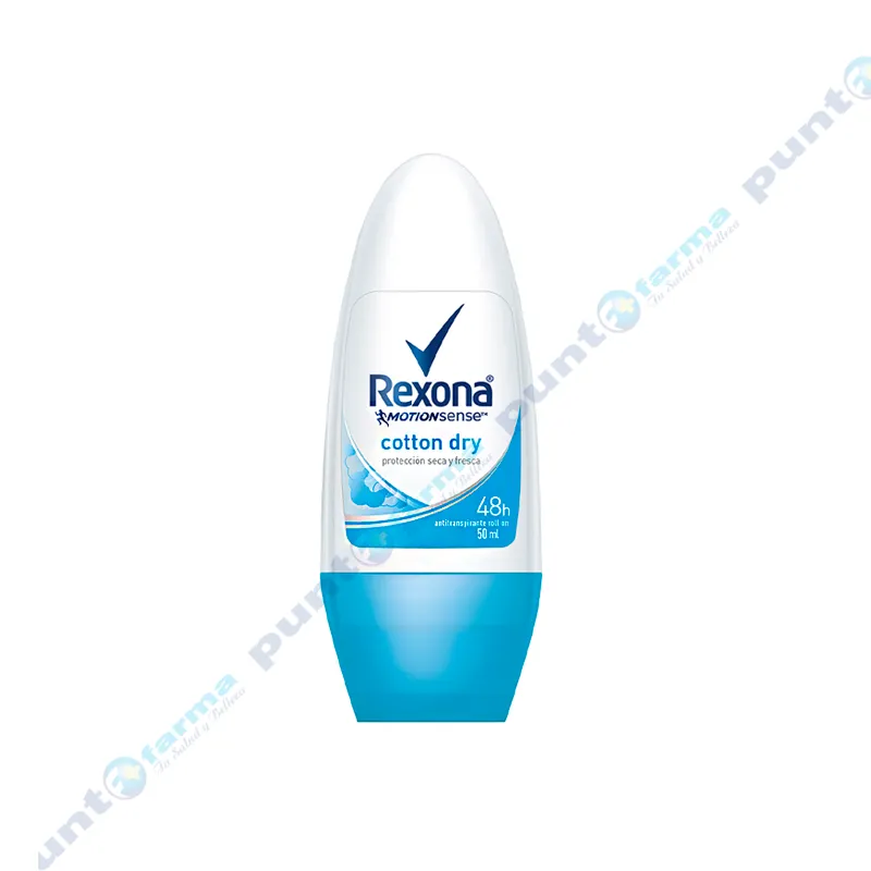 Antitranspirante Roll-On Cotton Dry Rexona  - 50mL