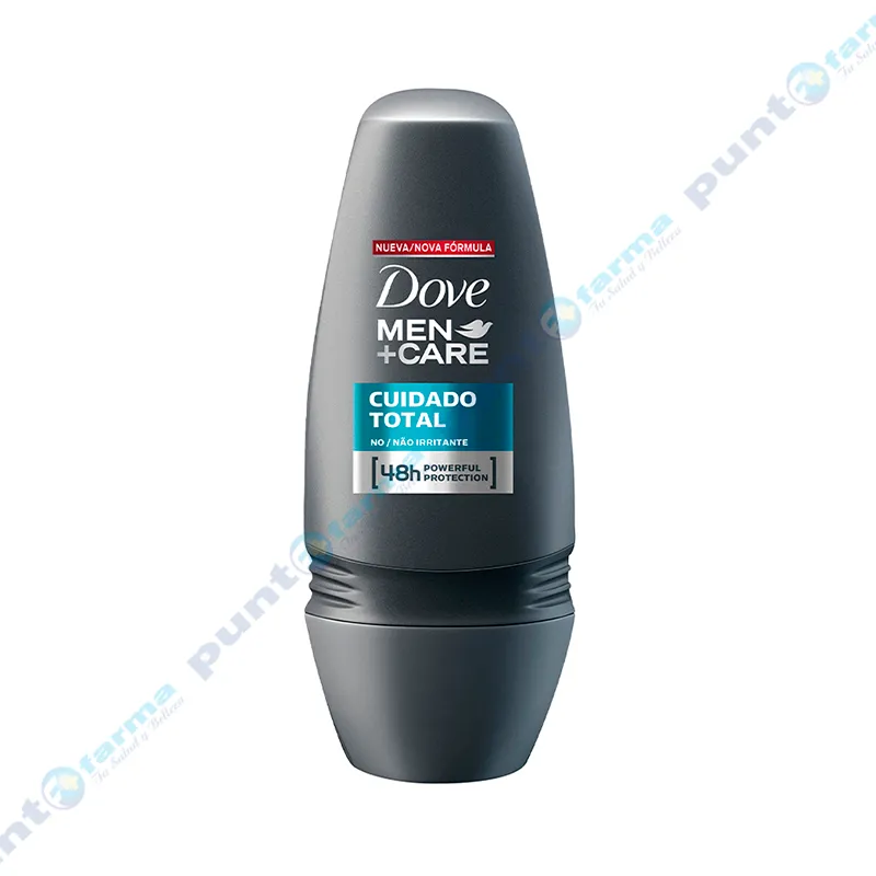 Antitranspirante Roll-On Cuidado Total Dove Men - 50 mL