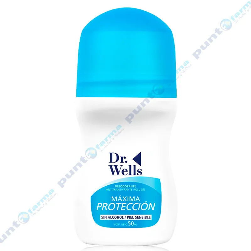 Antitranspirante Roll On Maxima Protección Sin Alcohol Dr Wells Pet  - 50ml