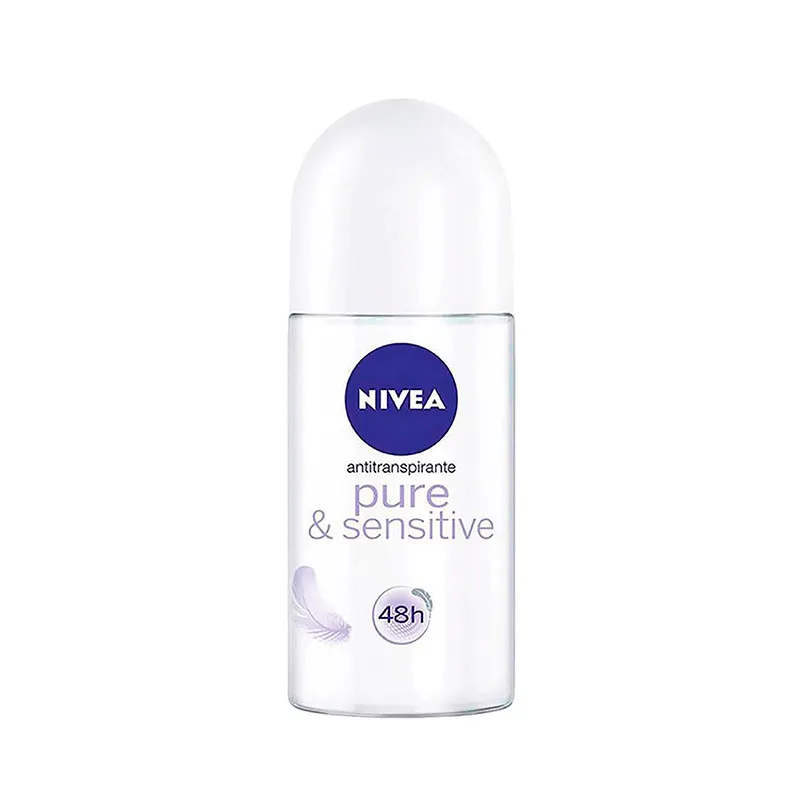 Antitranspirante Roll-On Sensitive & Pure Nivea - 50mL