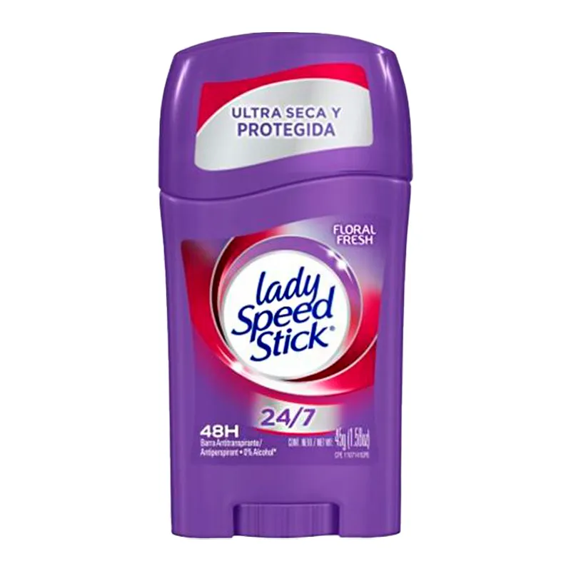 Antitranspirante en Barra Lady Speed Stick 24/7 Floral Fresh - 50 mL