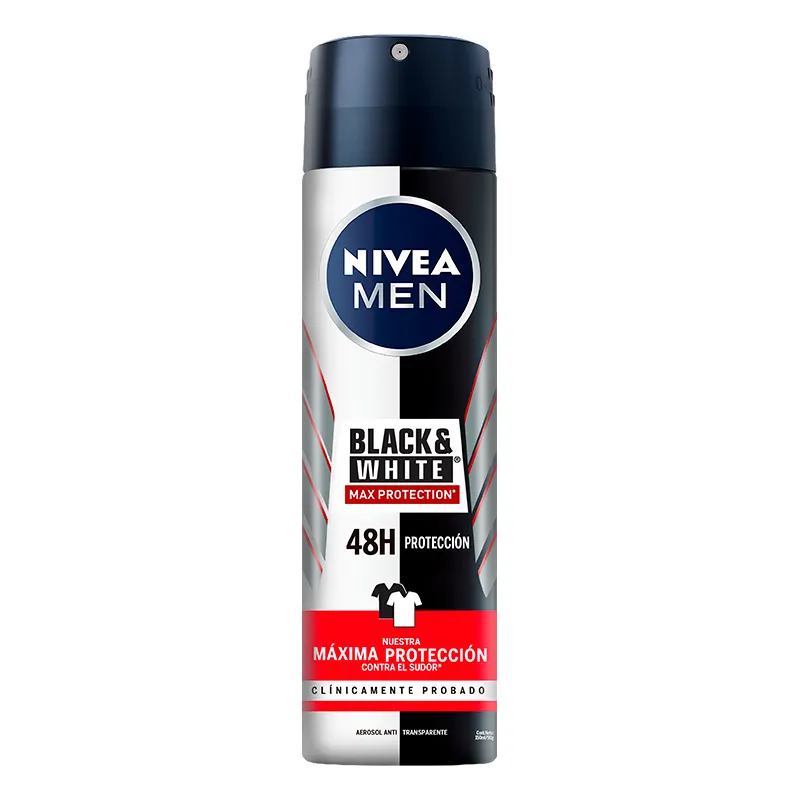 Antitraspirante Nivea Deo Spray B&W Max Protection Men - 150mL