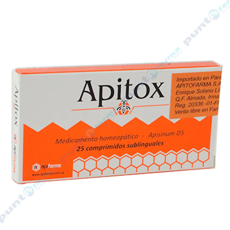 Apitox - Cont. 25 comprimidos sublinguales