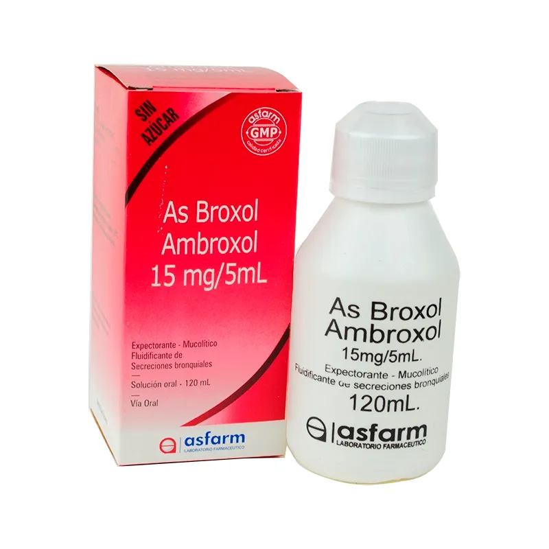 As Broxol ambroxol 15mg/5ml - Solución oral 120ml