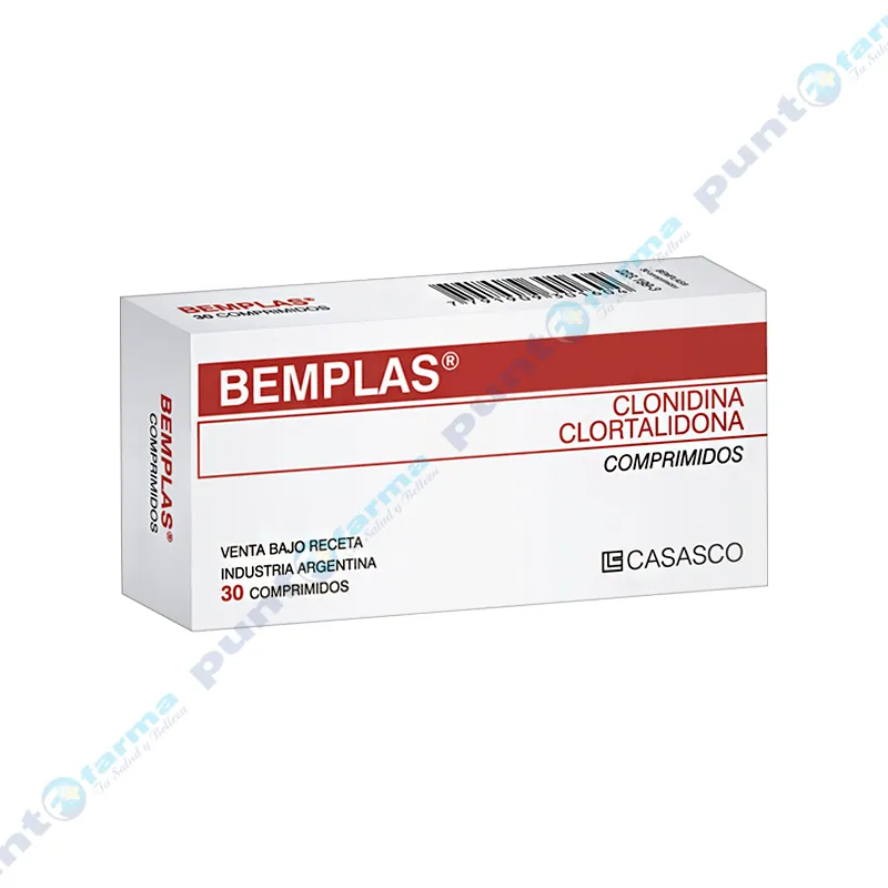 Bemplas Clonidina - Caja de 30 comprimidos