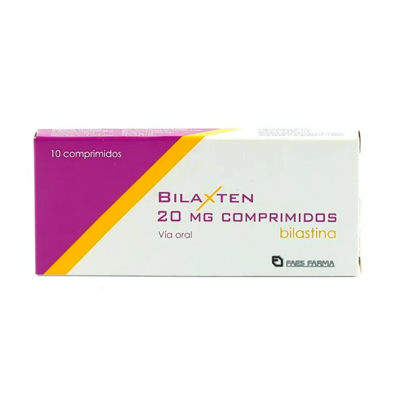 Bilaxten 20 mg - Caja con 10 comprimidos