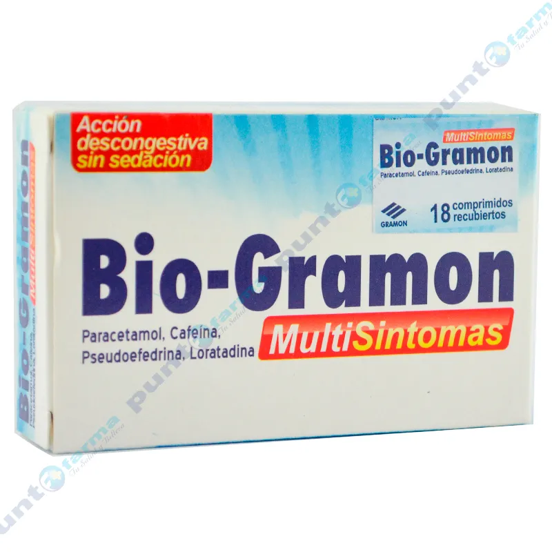 Bio-Gramon Multisintomas - Cont. 18 comprimidos recubiertos