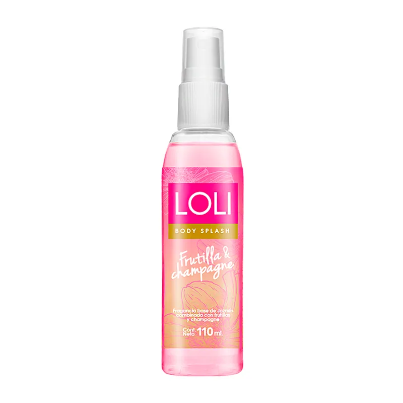 Body Splash Frutilla y Champagne Loli - 110 mL