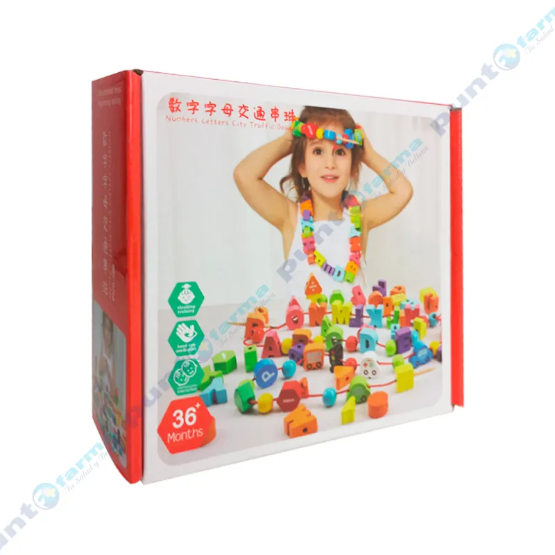 Caja Juego Didáctico Alfabeto - Cont. 75 piezas