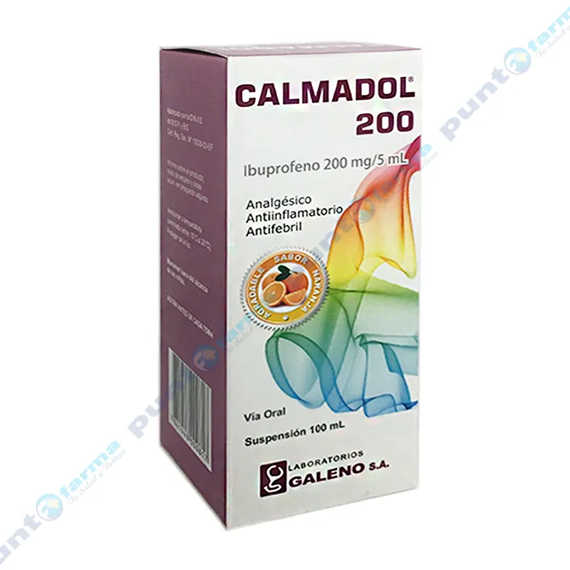 Calmadol Ibuprofeno 200 mg - Frasco de 100 mL