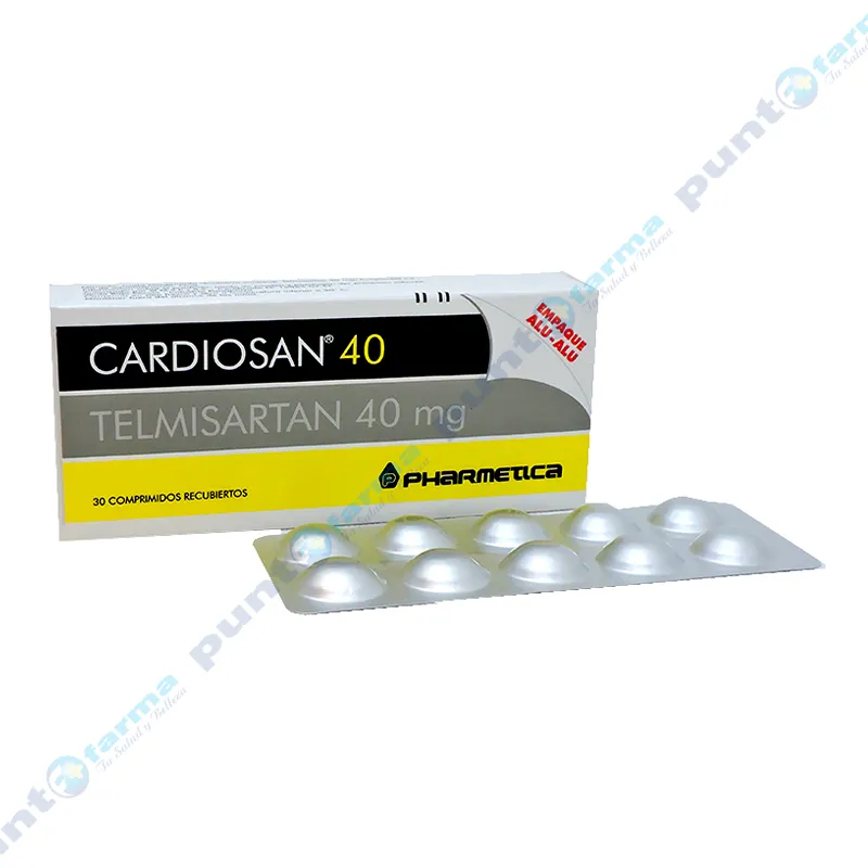 Cardiosan 40 - Telmisartan 40 mg - Caja 30 comprimidos recubiertos