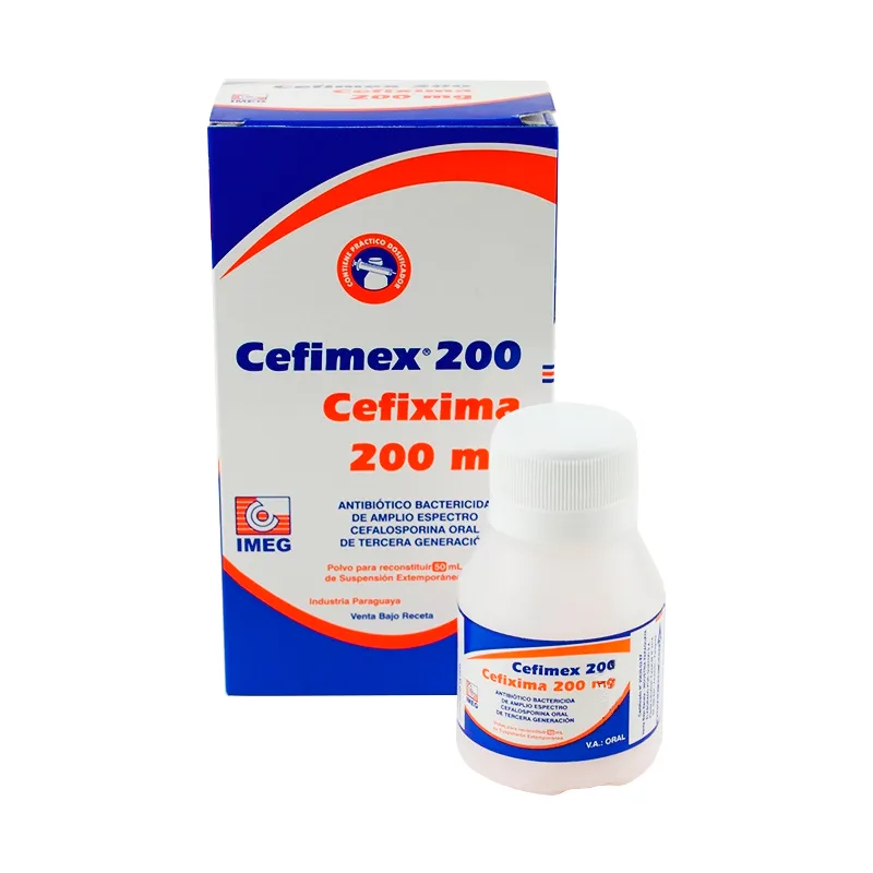 Cefimex 200 Cefixima 200mg - 50 mL