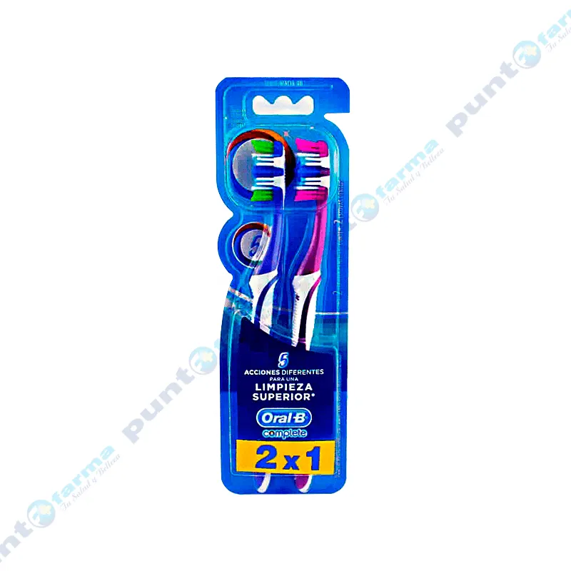 Cepillo Dental Oral-B 5 Limpieza Superior - Cont. 2x1