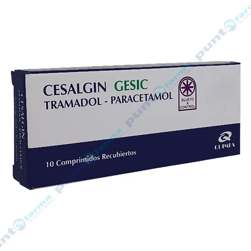 Cesalgin Gesic - Caja de 10 comprimidos recubiertos