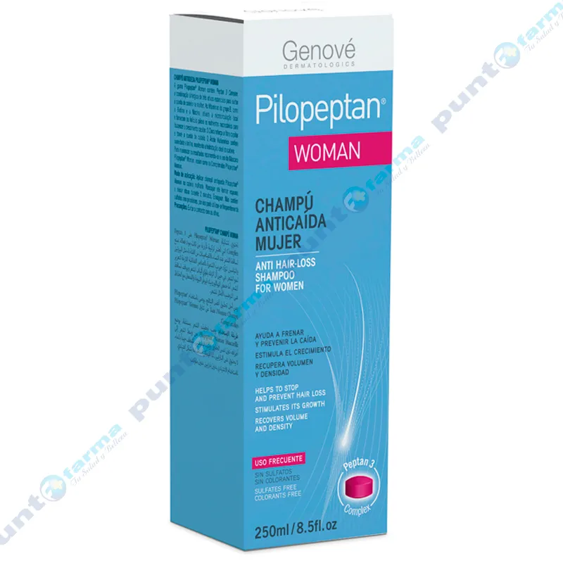 Champú Anticaida Mujer Pilopeptan - 250 mL