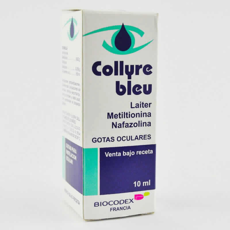 Quedateencasa Punto Farma Collyre Bleu Gotas Oculares Gotas De 10 Ml