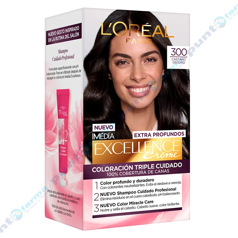 Coloración Excellence Creme Nro 300 L´oréal Paris