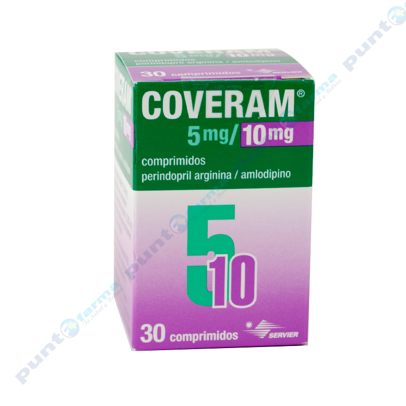 Coveram 5mg10mg Cont 30 Comprimidos Punto Farma