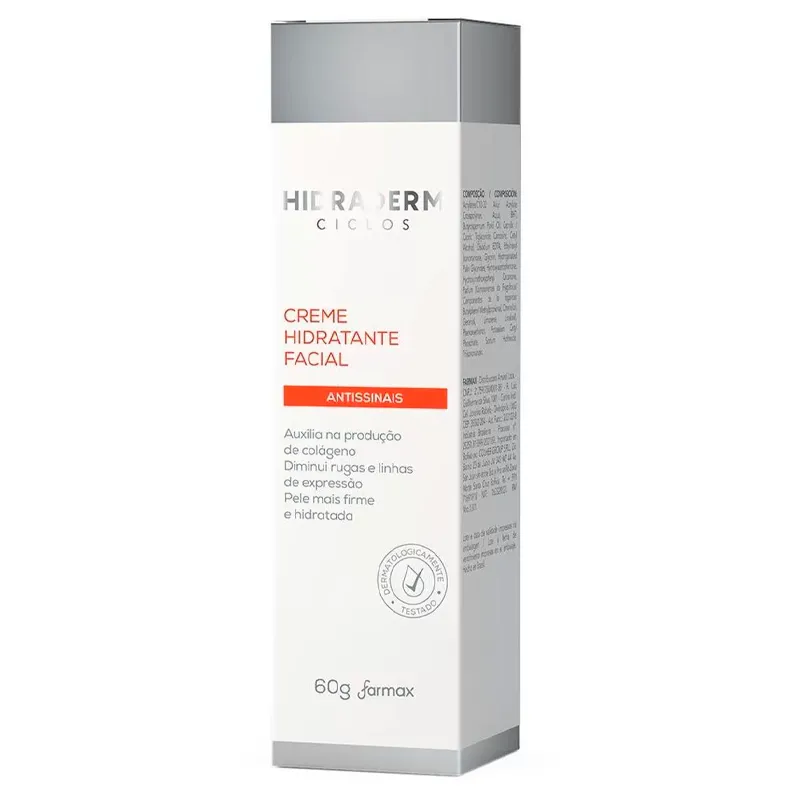 Crema Hidratante Facial Hidraderm - 60gr