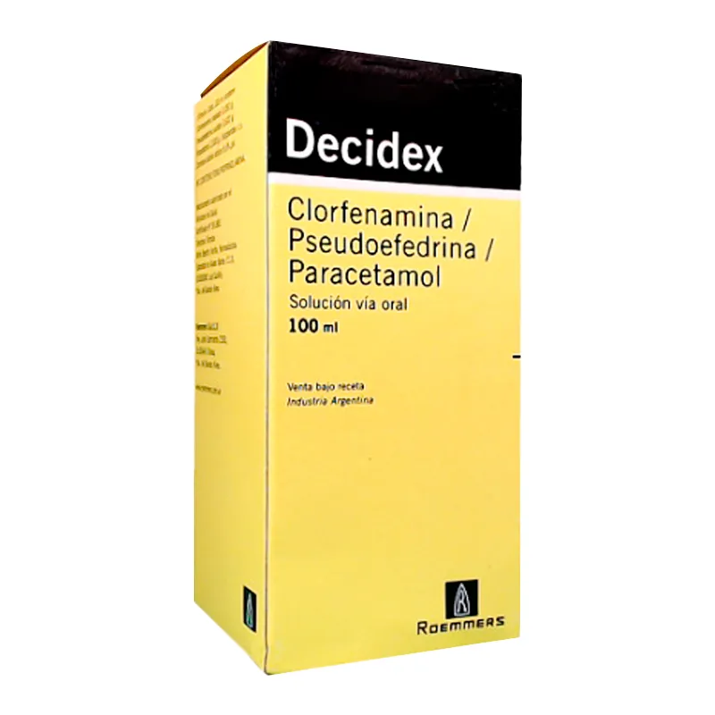 Decidex Clorfenamina - Cont. 100 mL