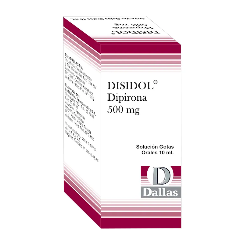 Disidol Dipirona 500 mg Gotas - 10 mL