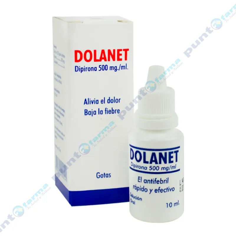 Dolanet - Dipirona 500 mg - Gotas de 10 mL